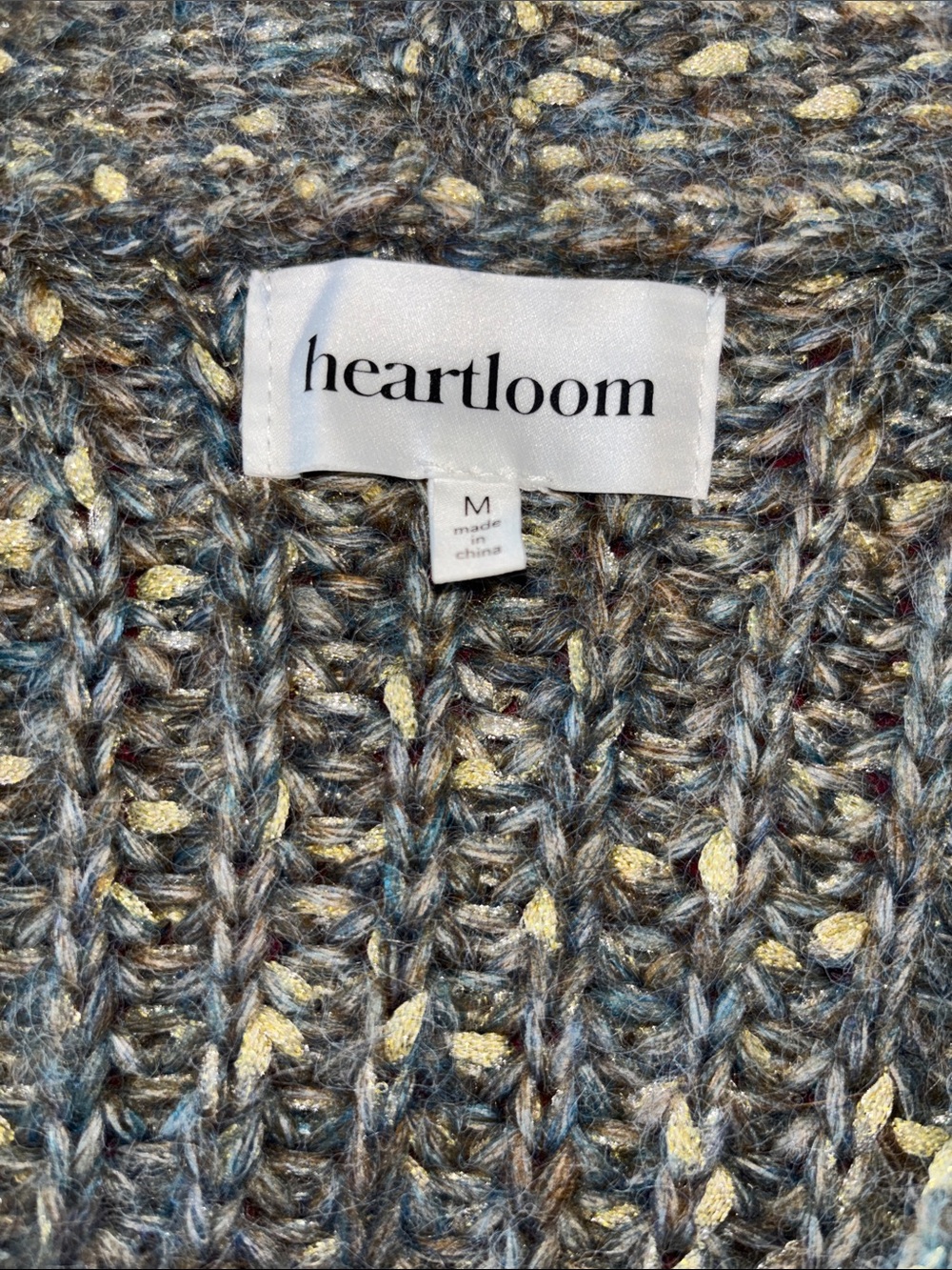 Heartloom Emmeline Cardigan in Spruce Sz M - Picture 2 of 10